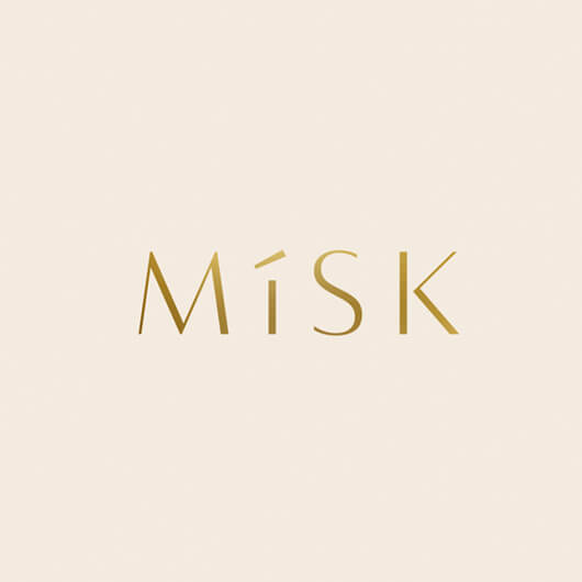 A logo of a jewelry brand, Misk